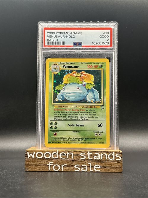 PSA 2 Venusaur 18/130 Holo Rare Base Set 2 Pokemon Card